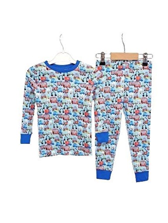 Arabalı Çocuk Pijama Takımı