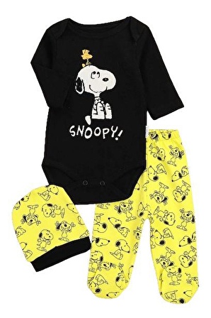 Snoopy Bebek Takım - 3lü Set