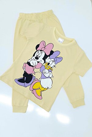 Minnie Kız Çocuk Pijama Takımı