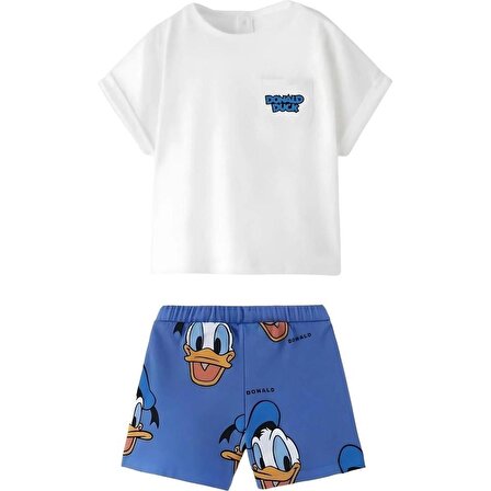 Donald Duck Şortlu Çocuk Takım