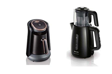 Philips Çay Makinesi ve Arzum Okka Kahve Makinesi