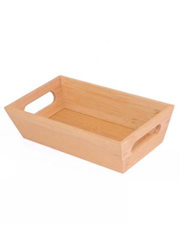 Bambu Ekmek Sepeti Dikdörtgen Ekmeklik 24 x 14 CM