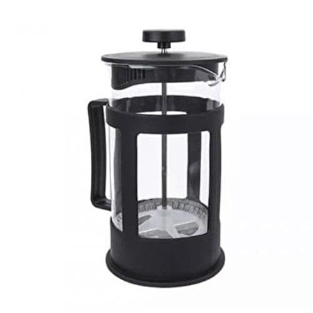 French Press 600 ML Borosilikat Cam Bitki Çayı Filtre Kahve Demleme