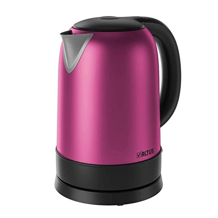 Altabi Çelik Su Isıtıcı Kettle Pembe Renk Altus