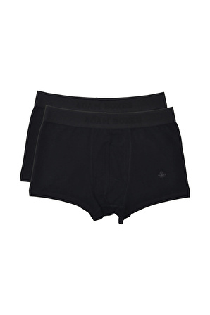 Adam Boxes Boxer Trunk Neo-Cosy 
2'li Paket - Siyah