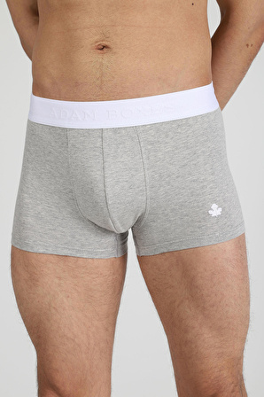 Adam Boxes Boxer Trunk Neo-Cosy 
2'li Paket - Gri Çizgili, Gri