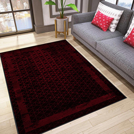 Dijital Baskı Yıkanabilir Kaymaz Taban Salon Halısı Ve Yolluk RVG0185-SD832