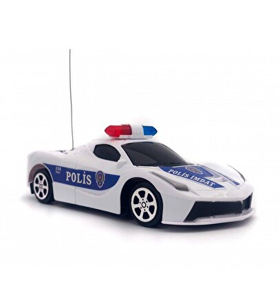 Uzaktan Kumandalı Süper Hızlı Spor Polis Arabası 1:24 (İleri -Geri Hareketli)