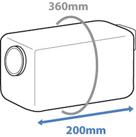 Aquapac kamera kılıfı Ayarlı omuz askısı standart