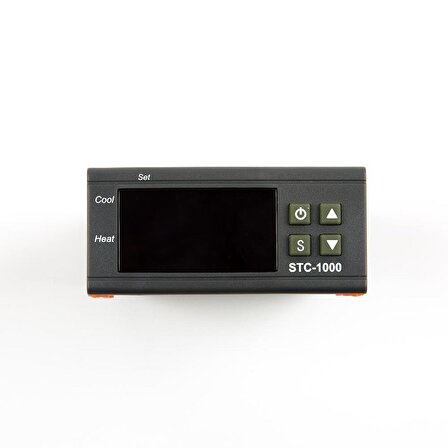 STC-1000 AC 110-220V 10A LCD Ekranlı NTC Sensörlü Sıcaklık Kontrol Modülü