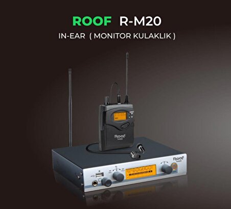 ROOF R–M20 IN–EAR Kablosuz Kulaklık Sistemi