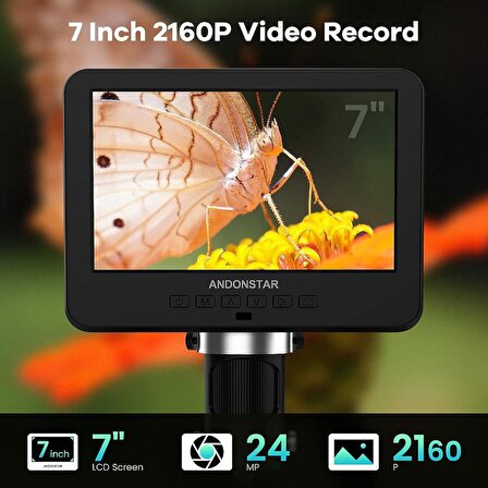 Andonstar AD246S-M Yetişkinler için HDMI Dijital Mikroskop 2000X