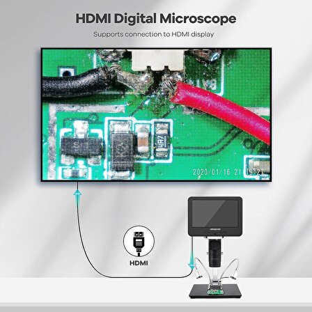 Andonstar AD246S-M Yetişkinler için HDMI Dijital Mikroskop 2000X