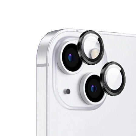 Gpack Gpack Apple Uyumlu iPhone 14 Kamera Koruyucu Safir Cam Metal A Kalite İnce Slim CL12