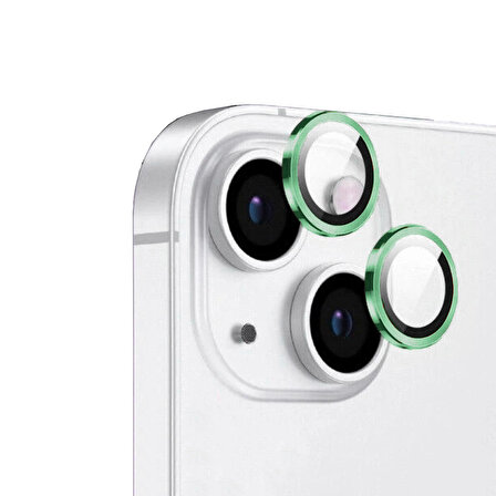 Gpack Gpack Apple Uyumlu iPhone 15 Kamera Koruyucu Safir Cam Metal A Kalite İnce Slim CL12