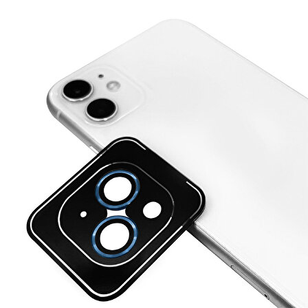 Gpack Gpack Apple Uyumlu iPhone 12 Mini Kamera Koruyucu Safir Cam Metal A Kalite İnce Slim CL11