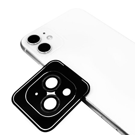Gpack Gpack Apple Uyumlu iPhone 13 Mini Kamera Koruyucu Safir Cam Metal A Kalite İnce Slim CL11