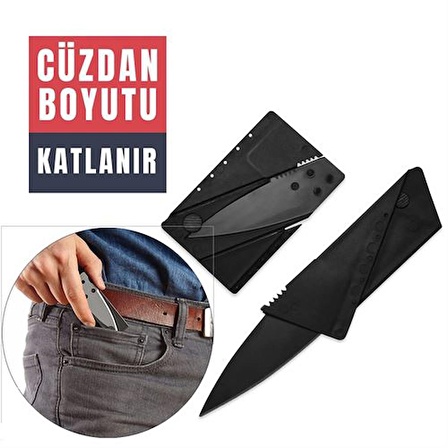 12+2 ADET Cüzdan Boyutu Katlanır Bıçak 