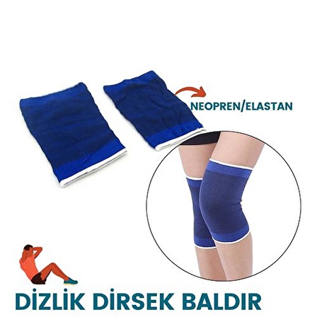 12+2 ADET Spor Dizlik Dirsek Baldır Bandajı 