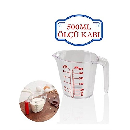 12+2 ADET 500 Ml Ölçü Kabı 