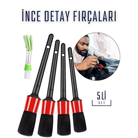 12+2 SET Araç Detay Temizlik Fırça Seti Slalom