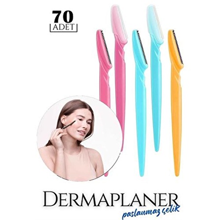 50+20 ADET Çelik Dermaplaner   