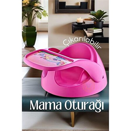 Çıkarılabilir Mama Oturağı Masa Mama Sandalyesi PEMBE