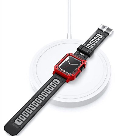 Gpack Apple Watch Series 8 45mm Kordon Saat Etrafı Full Korumalı Defens Armor