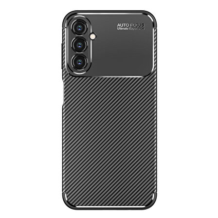 Gpack Samsung Galaxy M34 Kılıf Negro Karbon Kamera Korumalı Silikon Lüx