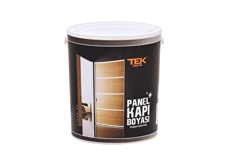 TEK BOYA SU BAZLI PANEL KAPI BOYASI BEYAZ 0,75 LT 