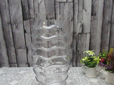 Paşabahçe denizli el imalatı özel seri cam vazo
