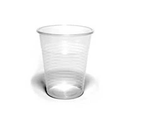 Kullan at plastik bardak 180 cc.100 adet - Su sebili bardağı
