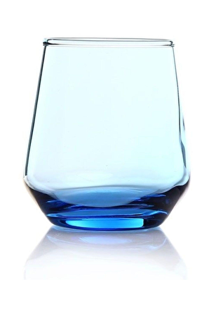 Paşabahçe 41536 6 lı mavi allegra bardak su bardağı - meşrubat bardağı