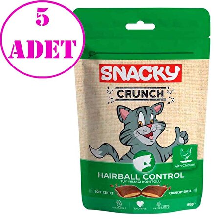 Snacky Kedi Ödülü Hairball Control 60 Gr 5 AD