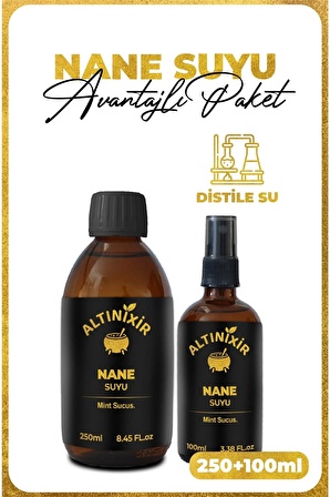 %100 Doğal Nane Suyu (toniği) 250+100ml