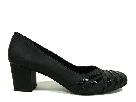 Şener Siyah Topuklu Kadın Ayakkabı