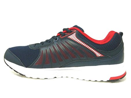 Lescon Lacivert Kırmızı Bağcıklı Easystep Spor Ayakkabı