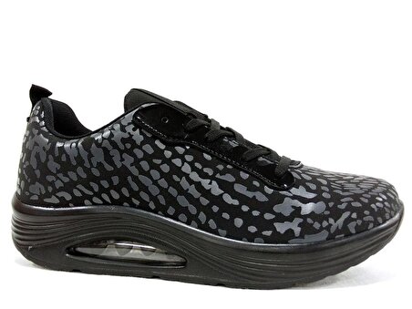 Tracker Siyah Gri Air Taban Bağcıklı Spor Ayakkabı