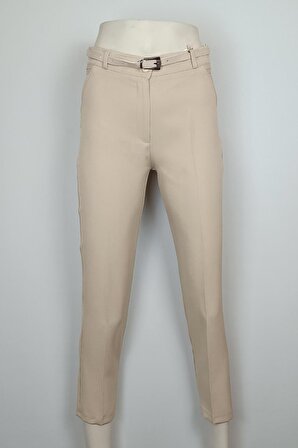 Bilek Boy Kumaş Pantolon Taş 3059