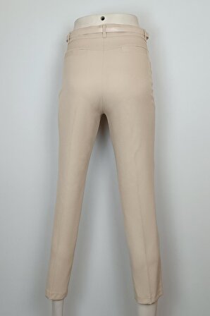 Bilek Boy Kumaş Pantolon Taş 3059