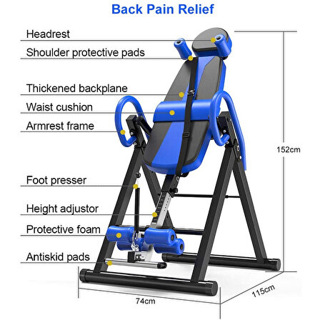 Leyaton Relax Zone Inversiyon Baş Aşağı Duruş Egzersiz Standı
