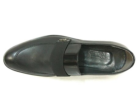 Punto Siyah Bağcıksız Erkek Ayakkabı