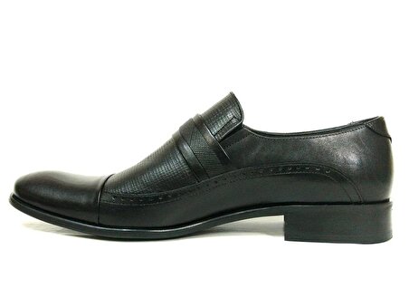 Fastway Siyah Bağcıksız Erkek Ayakkabı