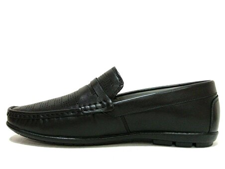 Fancy Siyah Bağcıksız Comfort Erkek Ayakkabı