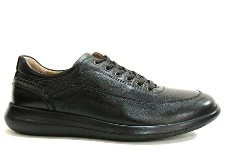 İrez Siyah Bağcıklı Comfort Erkek Ayakkabı