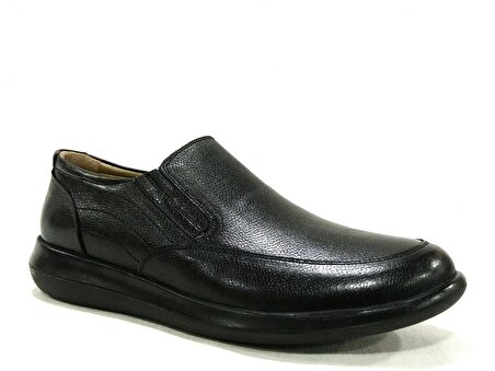 İrez Siyah Bağcıksız Comfort Erkek Ayakkabı