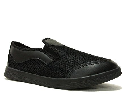 Biger Siyah Bağcıksız Aqua Spor Ayakkabı