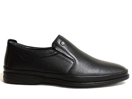 Egelioğlu Siyah Bağcıksız Comfort Erkek Ayakkabı