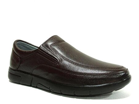 Fancy Kahverengi Bağcıksız Anatomik Comfort Erkek Ayakkabı