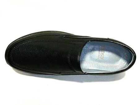 Fancy Siyah Bağcıksız Anatomik Comfort Erkek Ayakkabı